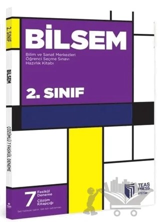 2. Sınıf Bilsem Çözümlü 7 Fasikül Deneme – Kolektif – Teas Press kitap kapağı
