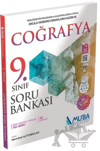 9. Sınıf Coğrafya Soru Bankası – Memduh Altunbulak – Muba Yayınları kitap kapağı