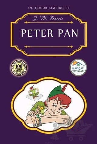 Peter Pan – James Matthew Barrie – Maviçatı Yayınları kitap kapağı