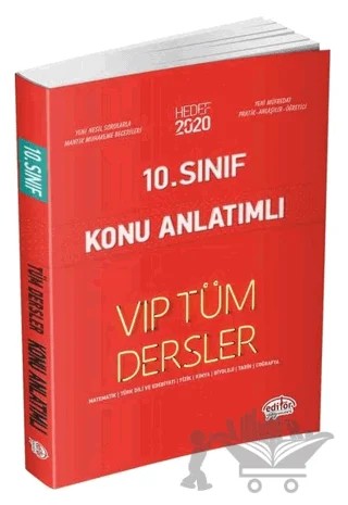 10. Sınıf VİP Tüm Dersler Konu Anlatımlı – Kolektif – Editör Yayınevi kitap kapağı