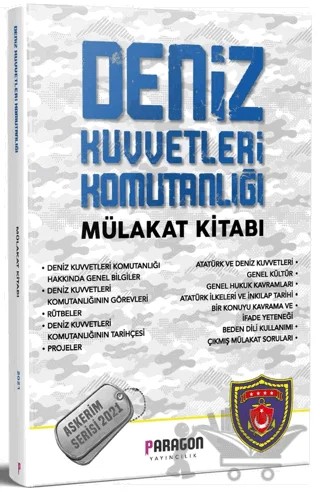 Deniz Kuvvetleri Komutanlığı Mülakat Kıtabı – Kolektif – Paragon Yayıncılık kitap kapağı