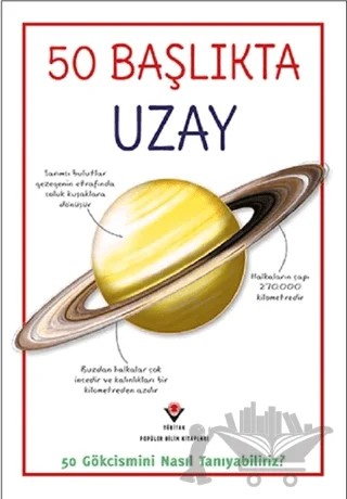 50 Başlıkta Uzay – Sue Becklake – TÜBİTAK Yayınları kitap kapağı