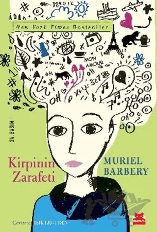 Kirpinin Zarafeti – Muriel Barbery – Kırmızı Kedi Yayınevi kitap kapağı