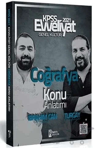 2021 KPSS Evveliyat Coğrafya Konu Anlatımı – İbrahim Can, İbrahim Can Ertuğrul – İSEM Yayıncılık kitap kapağı