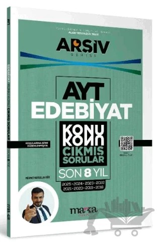 AYT Edebiyat Çıkmış Sorular Konu Konu Son 8 Yıl Tıpkı Basım Arşiv Serisi Çözümlü – Kolektif – Markaj Yayınları kitap kapağı