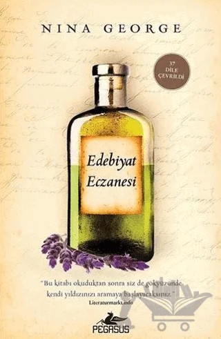 Edebiyat Eczanesi – Nina George – Pegasus Yayınları kitap kapağı