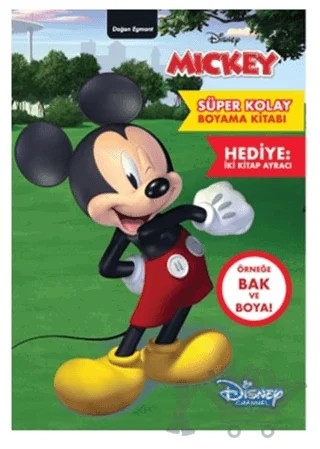 Disney Mickey Süper Kolay Boyama Kitabı – Kolektif – Doğan Egmont Yayıncılık kitap kapağı