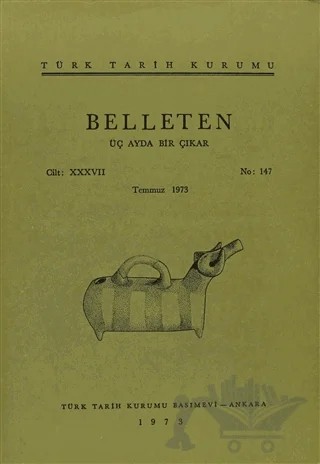 Belleten Sayı: 147 Cilt: 37 – Türk Tarih Kurumu Yayınları kitap kapağı