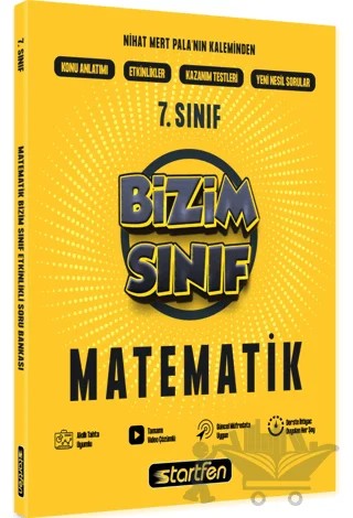 7. Sınıf - Matematik Bizim Sınıf – Kolektif – Startfen Yayınları kitap kapağı