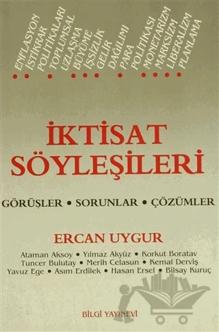 İktisat Söyleşileri – Ercan Uygur – Bilgi Yayınevi kitap kapağı