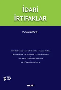 İdari İrtifaklar – Yücel Özdemir – Seçkin Yayıncılık kitap kapağı