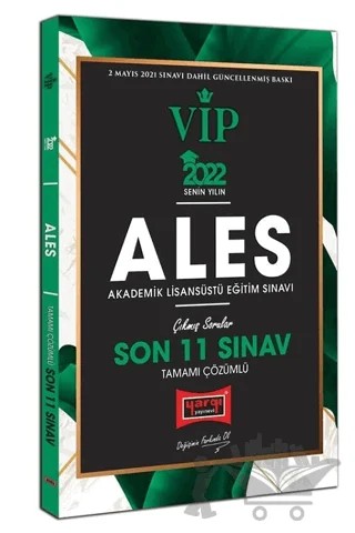 2022 ALES VIP Tamamı Çözümlü Son 11 Sınav Çıkmış Sorular – Kolektif – Yargı Yayınevi kitap kapağı