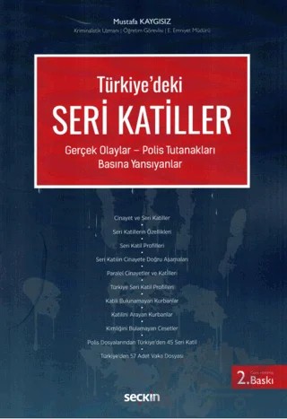 Türkiye'de Seri Katiller – Mustafa Kaygısız – Seçkin Yayıncılık kitap kapağı