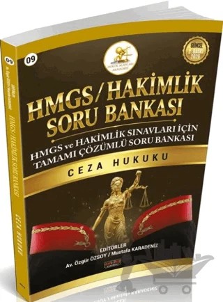 2026 HMGS HAKİMLİK Ceza Hukuku Soru Bankası – Mustafa Karadeniz, Özgür Özsoy – Savaş Yayınevi kitap kapağı