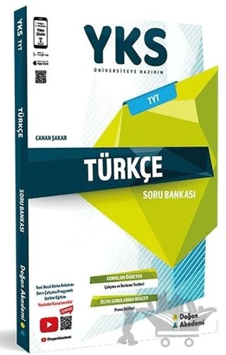 YKS TYT Türkçe Soru Bankası – Canan Şakar – Doğan Akademi kitap kapağı