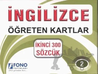 İngilizce Öğreten Kartlar 2 – Şükrü Meriç – Fono Yayınları kitap kapağı