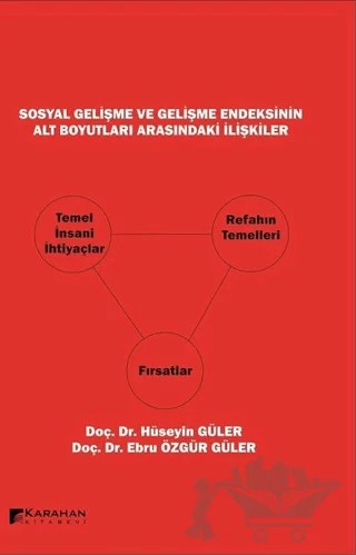 Sosyal Gelişme ve Gelişme Endeksinin Alt Boyutları Arasındaki İlişkiler – Ebru Özgür Güler, Hüseyin Güler – Karahan Kitabevi kitap kapağı