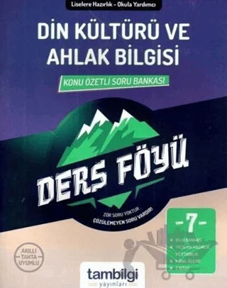 7. Sınıf Din Kültürü ve Ahlak Bilgisi Konu Özetli Soru Bankası – Kolektif – Tambilgi Yayınları kitap kapağı