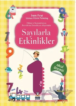 Sayılarla Etkinlikler 1 – İrem Fırat – Derin Çocuk Yayınları kitap kapağı