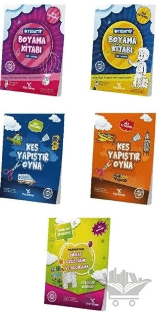 4-6 Yaş Okul Öncesi Etkinlik Seti (5 Kitap) – Feyyaz Ulaş – Yeti Kitap kitap kapağı