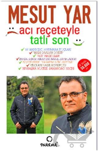 Acı Reçeteyle Tatlı Son – Mesut Yar – Dharma Yayınları kitap kapağı
