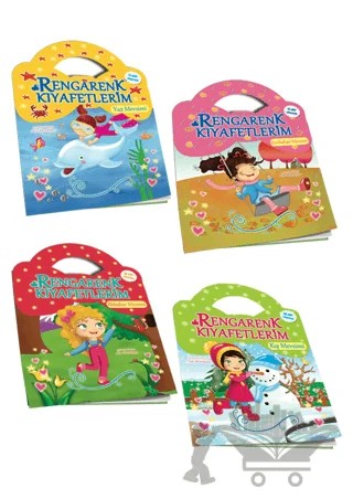 Rengarenk Kıyafetlerim (4 Kitap Takım) – Kolektif – Yumurcak Yayınları kitap kapağı