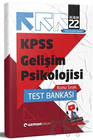 2022 KPSS Eğitim Bilimleri Gelişim Psikolojisi Test Bankası Yaprak Test – Kolektif – Uzman Kariyer Yayınları kitap kapağı