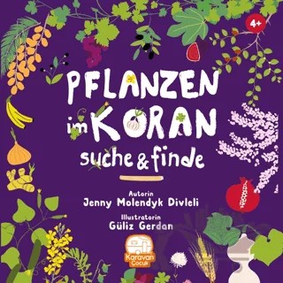 Pflanzen İm Koran Suche&finde – Jenny Molendyk Divleli – Karavan Çocuk Yayınları kitap kapağı