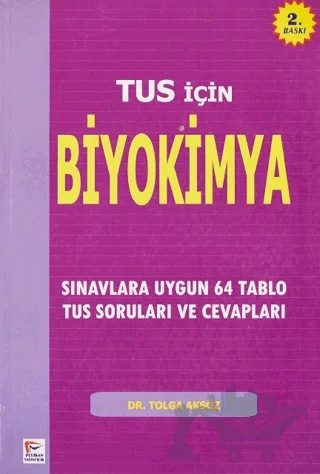 TUS İçin Biyokimya – Tolga Aksöz – Pelikan Tıp Teknik Yayıncılık kitap kapağı