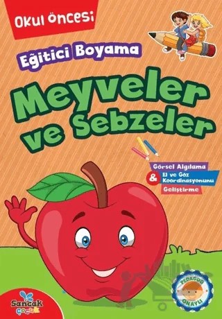 Meyveler ve Sebzeler – Kolektif – Sancak Çocuk kitap kapağı