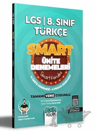 LGS 8. Sınıf Smart Türkçe Deneme Sınavları – Kolektif – Benim Hocam Yayınları kitap kapağı