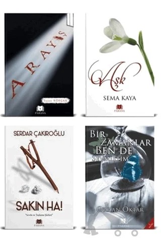 Aşk Seti (4 Kitap Takım) – Orhan Oktar, Serdar Çakıroğlu, Sema Kaya, Yunus Kökçan – Parana Yayınları kitap kapağı