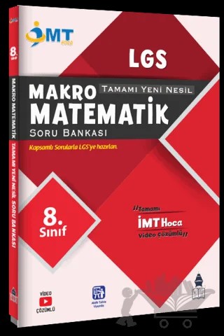 8. Sınıf LGS Matematik Makro Soru Bankası Video Çözümlü İMT Hoca – Kolektif – İMT Matematik kitap kapağı