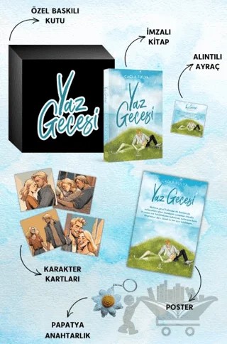Yaz Gecesi Özel Kutulu Set – Çağla Fulya – Otantik Kitap kitap kapağı