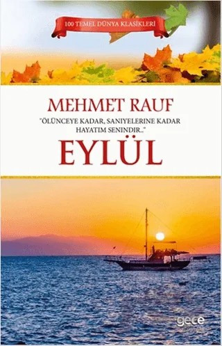 Eylül – Mehmet Rauf – Gece Kitaplığı kitap kapağı