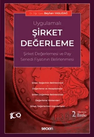 Uygulamalı Şirket Değerleme – Beyhan Yaslıdağ – Seçkin Yayıncılık kitap kapağı