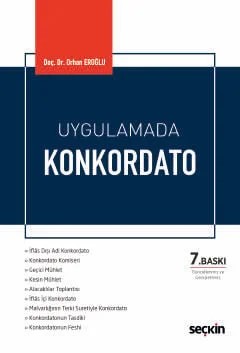 Uygulamada Konkordato – Orhan Eroğlu – Seçkin Yayıncılık kitap kapağı