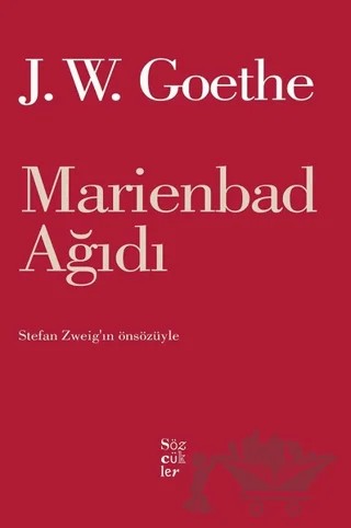 Marienbad Ağıdı – Johann Wolfgang Von Goethe – Sözcükler Yayınları kitap kapağı