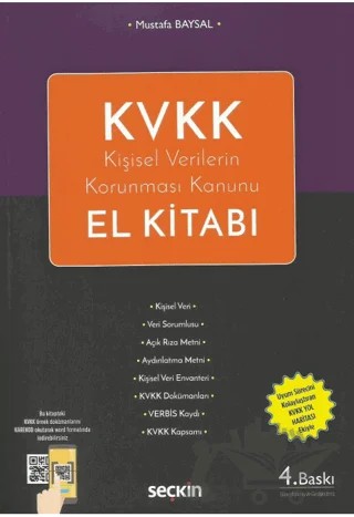 KVKK - Kişisel Verilerin Korunması Kanunu El Kitabı – Mustafa Baysal – Seçkin Yayıncılık kitap kapağı
