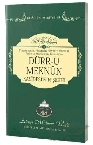 Dürr-u Meknün Kasidesinin Şerhi – Ahmet Mahmut Ünlü – Lalegül Yayınevi kitap kapağı