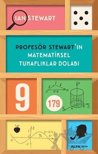 Profesör Stewart'ın Matematiksel Tuhaflıklar Dolabı – Ian Stewart – Alfa Yayınları kitap kapağı