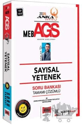 2025 MEB-AGS Anka Serisi Sayısal Yetenek Tamamı Çözümlü Soru Bankası – Deniz Atalay – Yargı Yayınevi kitap kapağı