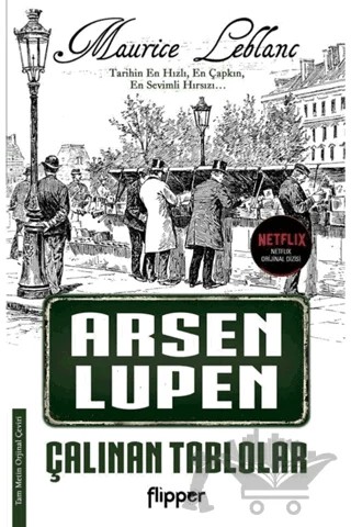 Çalınan Tablolar - Arsen Lüpen – Maurice Leblanc – Flipper Yayıncılık kitap kapağı