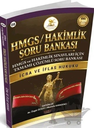 2026 HMGS Hakimlik İcra ve İflas Hukuku Soru Bankası – Mustafa Karadeniz, Özgür Özsoy – Savaş Yayınevi kitap kapağı