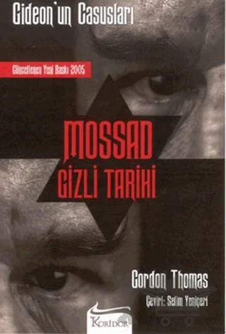 Mossad Gizli Tarihi – Gordon Thomas – Koridor Yayıncılık kitap kapağı