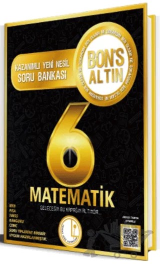 Levent İçöz 6. Sınıf Bons Altın Matematik Soru Bankası – Kolektif – Bons Yayınları kitap kapağı