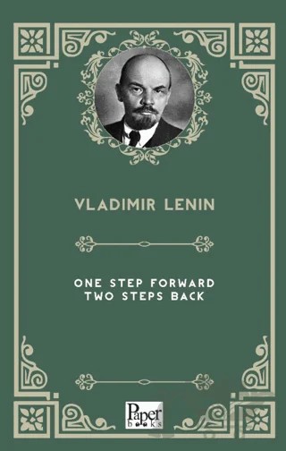 One Step Forward, Two Steps Back – Vladimir Lenin – Paper Books kitap kapağı