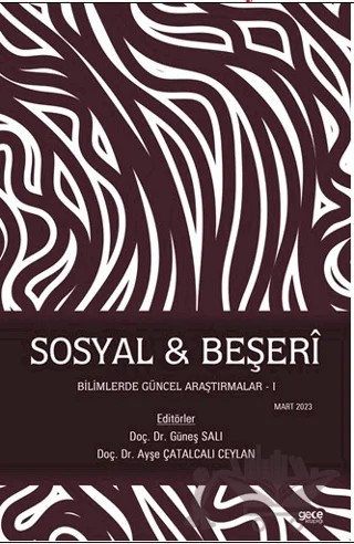 Sosyal - Beşeri Bilimlerde Güncel Araştırmalar - I – Güneş Salı, Ayşe Çatalcalı Ceylan – Gece Kitaplığı kitap kapağı