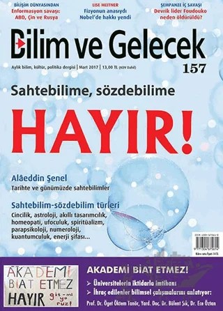 Bilim ve Gelecek Dergisi Sayı: 157 Mart 2017 – Bilim ve Gelecek Dergisi Yayınları kitap kapağı
