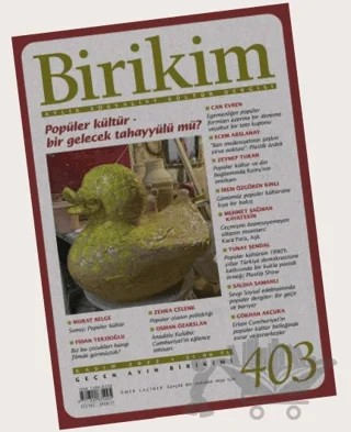 Birikim Aylık Sosyalist Kültür Dergisi Sayı: 403 - Kasım 2022 – Birikim Yayınları kitap kapağı